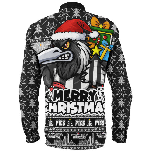 Collingwood Long Sleeve Shirt Festive Holiday Merry Christmas Vibe