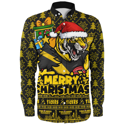 Richmond Long Sleeve Shirt Festive Holiday Merry Christmas Vibe