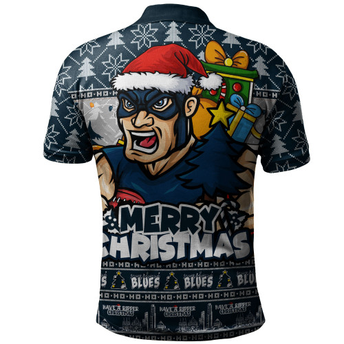 Carlton Polo Shirt Festive Holiday Merry Christmas Vibe