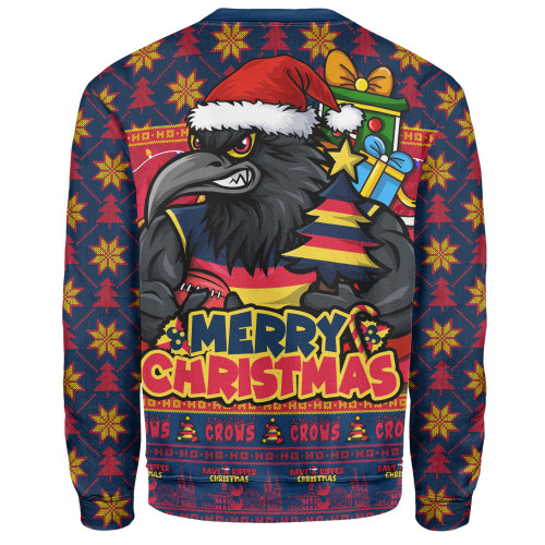 Adelaide Crows Sweatshirt Festive Holiday Merry Christmas Vibe