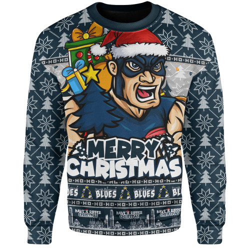 Carlton Sweatshirt Festive Holiday Merry Christmas Vibe