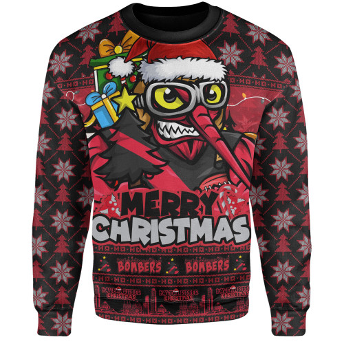 Essendon Sweatshirt Festive Holiday Merry Christmas Vibe