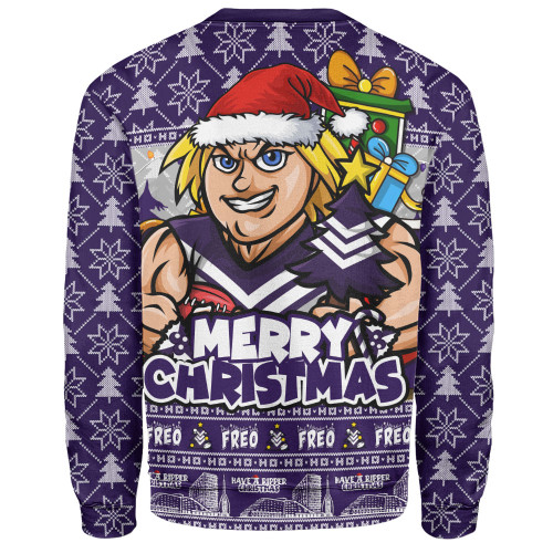 Fremantle Sweatshirt Festive Holiday Merry Christmas Vibe