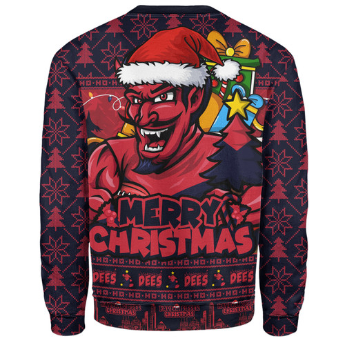 Melbourne Sweatshirt Festive Holiday Merry Christmas Vibe