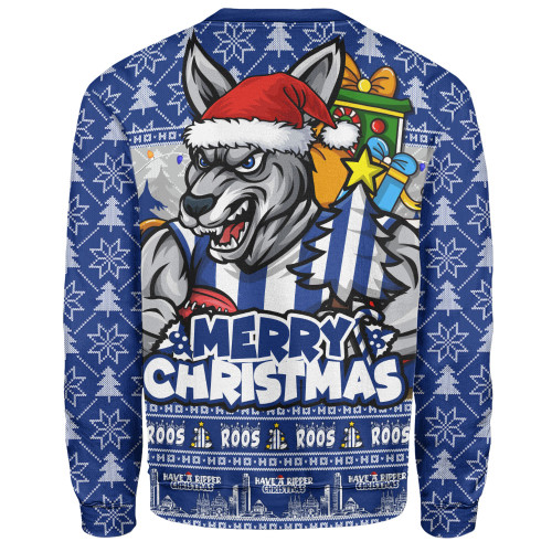 North Melbourne Sweatshirt Festive Holiday Merry Christmas Vibe