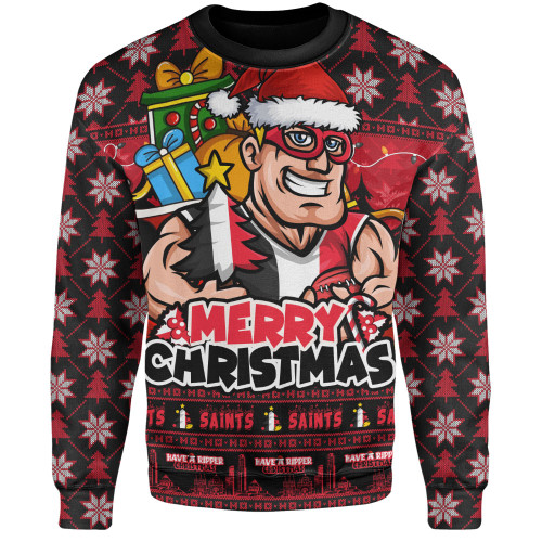 St Kilda Sweatshirt Festive Holiday Merry Christmas Vibe