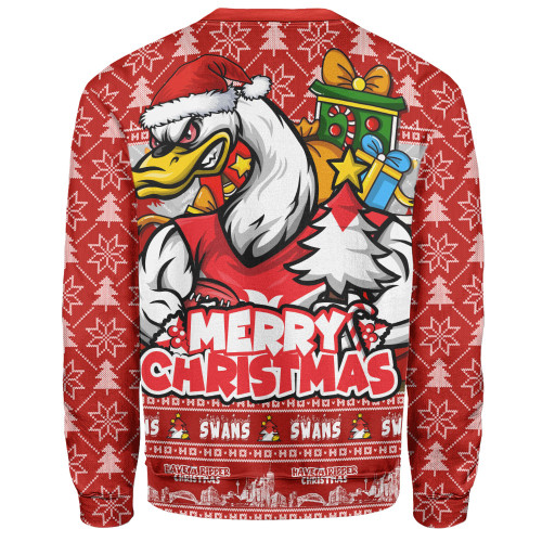 Sydney Swans Sweatshirt Festive Holiday Merry Christmas Vibe