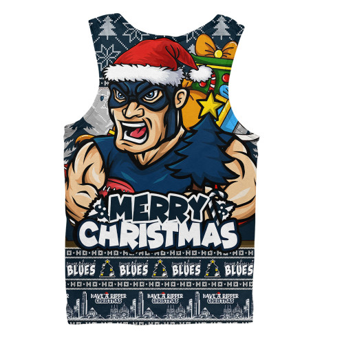 Carlton Men Singlet Festive Holiday Merry Christmas Vibe