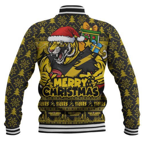 Richmond Baseball Jacket Festive Holiday Merry Christmas Vibe