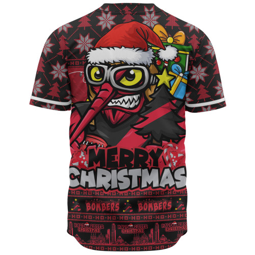 Essendon Baseball Shirt Festive Holiday Merry Christmas Vibe