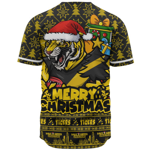 Richmond Baseball Shirt Festive Holiday Merry Christmas Vibe