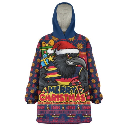 Adelaide Crows Snug Hoodie Festive Holiday Merry Christmas Vibe