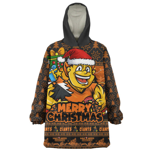 GWS GIANTS Snug Hoodie Festive Holiday Merry Christmas Vibe