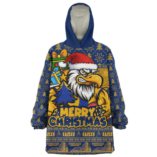 West Coast Eagles Snug Hoodie Festive Holiday Merry Christmas Vibe