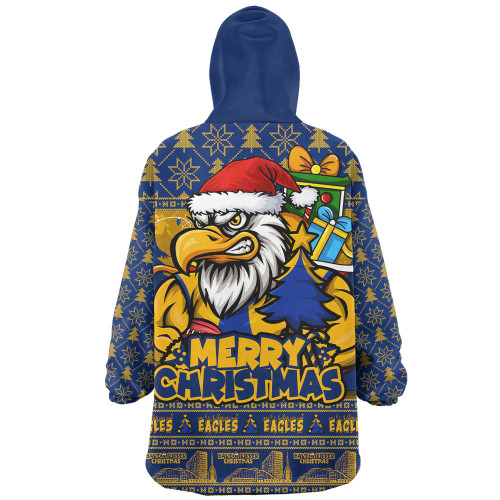 West Coast Eagles Snug Hoodie Festive Holiday Merry Christmas Vibe