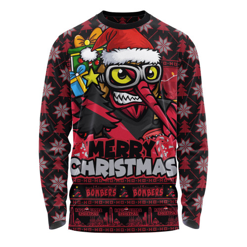 Essendon Long Sleeve T-shirt Festive Holiday Merry Christmas Vibe