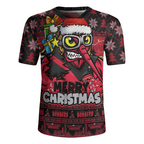 Essendon Rugby Jersey Festive Holiday Merry Christmas Vibe