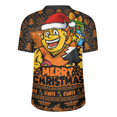 GWS GIANTS Rugby Jersey Festive Holiday Merry Christmas Vibe
