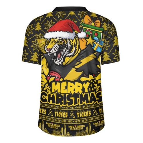Richmond Rugby Jersey Festive Holiday Merry Christmas Vibe