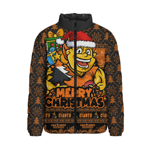 GWS GIANTS Padded Jacket Festive Holiday Merry Christmas Vibe