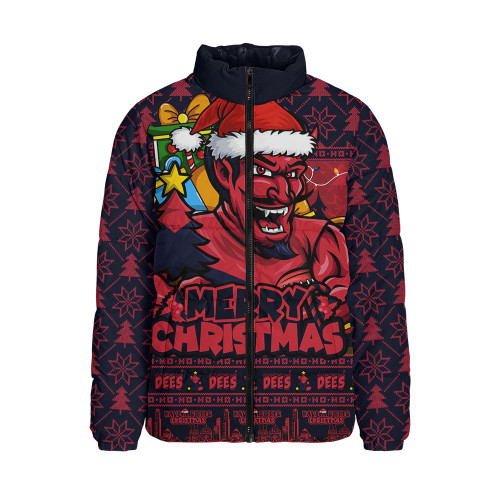 Melbourne Padded Jacket Festive Holiday Merry Christmas Vibe