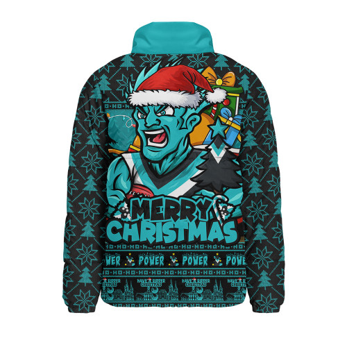 Port Adelaide Padded Jacket Festive Holiday Merry Christmas Vibe