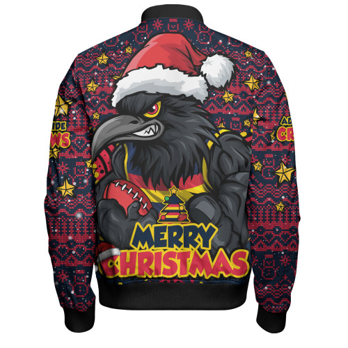 Adelaide Crows Bomber Jacket Ugly Christmas Knit Patterns Vintage Jersey