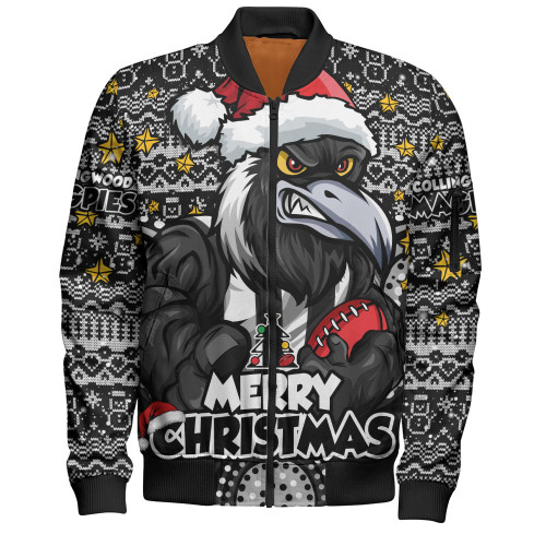 Collingwood Bomber Jacket Ugly Christmas Knit Patterns Vintage Jersey