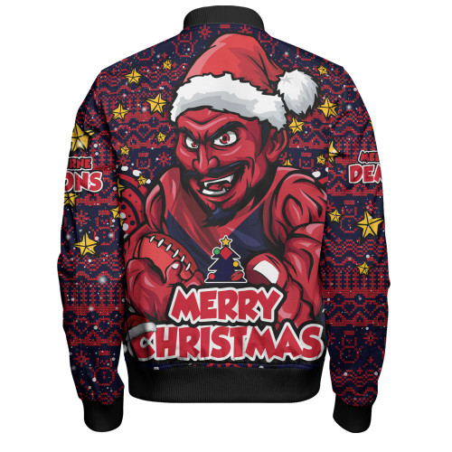 Melbourne Bomber Jacket Ugly Christmas Knit Patterns Vintage Jersey