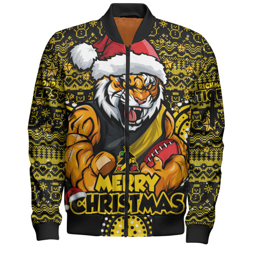 Richmond Bomber Jacket Ugly Christmas Knit Patterns Vintage Jersey