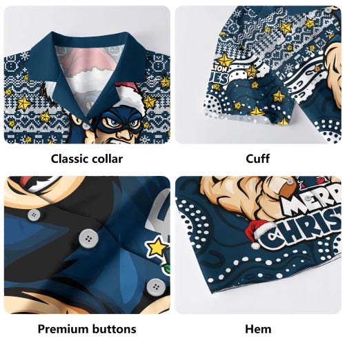 Carlton Hawaiian Shirt Ugly Christmas Knit Patterns Vintage Jersey