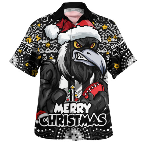 Collingwood Hawaiian Shirt Ugly Christmas Knit Patterns Vintage Jersey