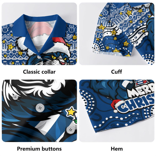 Geelong Cats Hawaiian Shirt Ugly Christmas Knit Patterns Vintage Jersey