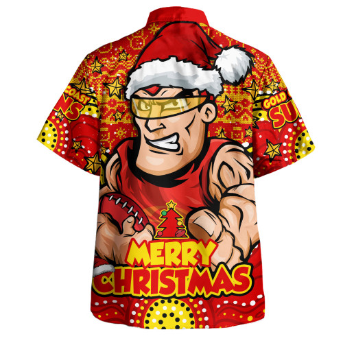 Gold Coast SUNS Hawaiian Shirt Ugly Christmas Knit Patterns Vintage Jersey
