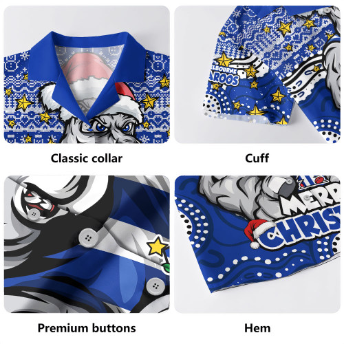 North Melbourne Hawaiian Shirt Ugly Christmas Knit Patterns Vintage Jersey