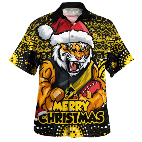 Richmond Hawaiian Shirt Ugly Christmas Knit Patterns Vintage Jersey