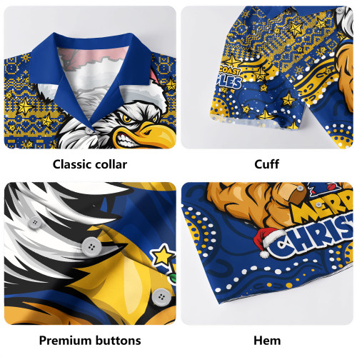 West Coast Eagles Hawaiian Shirt Ugly Christmas Knit Patterns Vintage Jersey
