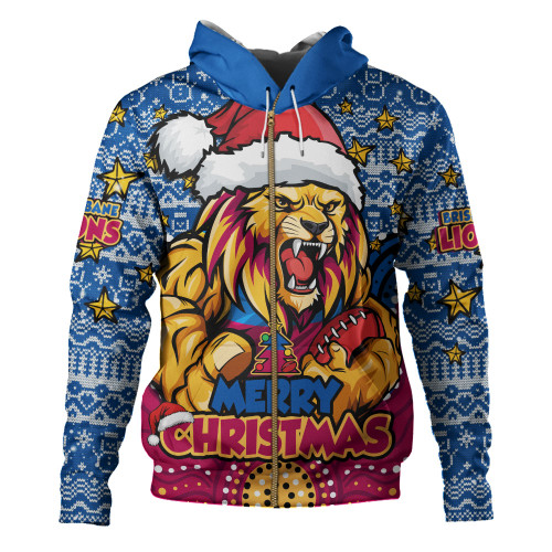 Brisbane Lions Hoodie Ugly Christmas Knit Patterns Vintage Jersey