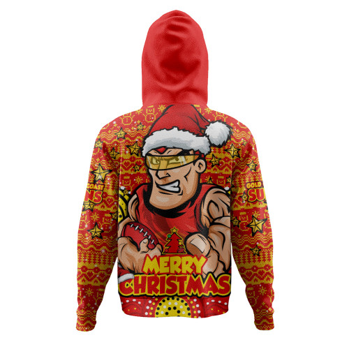 Gold Coast SUNS Hoodie Ugly Christmas Knit Patterns Vintage Jersey