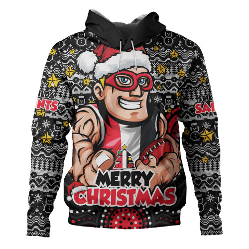 St Kilda Hoodie Ugly Christmas Knit Patterns Vintage Jersey
