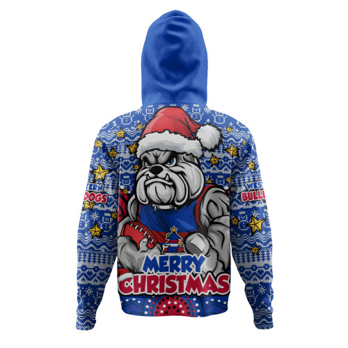 Western Bulldogs Hoodie Ugly Christmas Knit Patterns Vintage Jersey