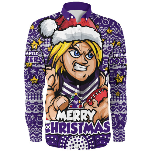 Fremantle Long Sleeve Shirt Ugly Christmas Knit Patterns Vintage Jersey