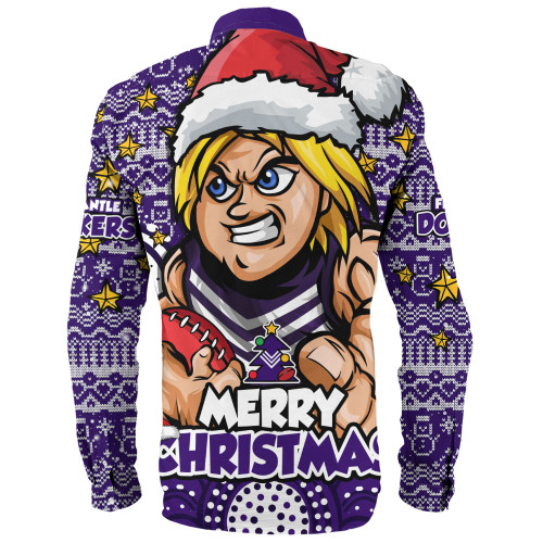 Fremantle Long Sleeve Shirt Ugly Christmas Knit Patterns Vintage Jersey