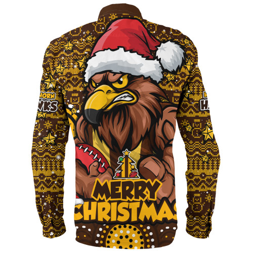 Hawthorn Long Sleeve Shirt Ugly Christmas Knit Patterns Vintage Jersey