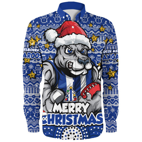 North Melbourne Long Sleeve Shirt Ugly Christmas Knit Patterns Vintage Jersey