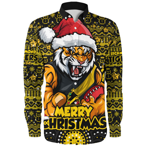 Richmond Long Sleeve Shirt Ugly Christmas Knit Patterns Vintage Jersey