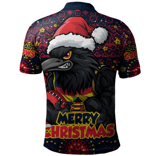 Adelaide Crows Polo Shirt Ugly Christmas Knit Patterns Vintage Jersey