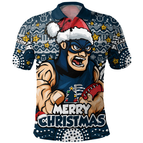 Carlton Polo Shirt Ugly Christmas Knit Patterns Vintage Jersey