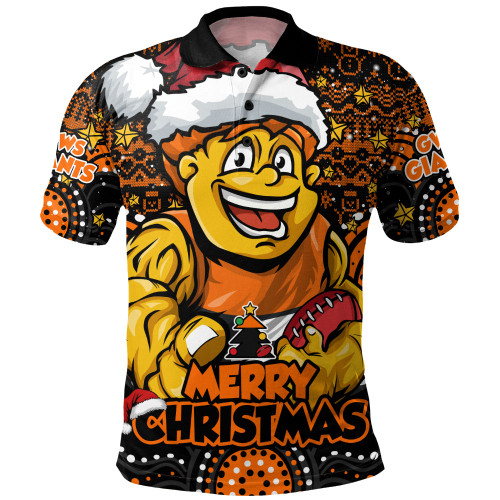 GWS GIANTS Polo Shirt Ugly Christmas Knit Patterns Vintage Jersey