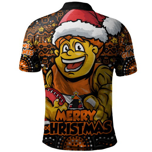 GWS GIANTS Polo Shirt Ugly Christmas Knit Patterns Vintage Jersey